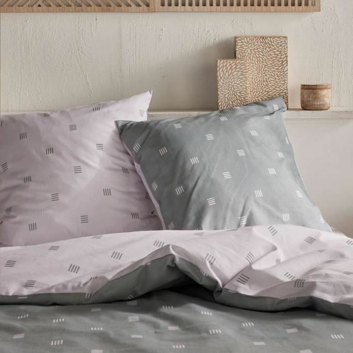 Juego de funda nórdica TODAY Gris Cama de 180/200 2 Piezas