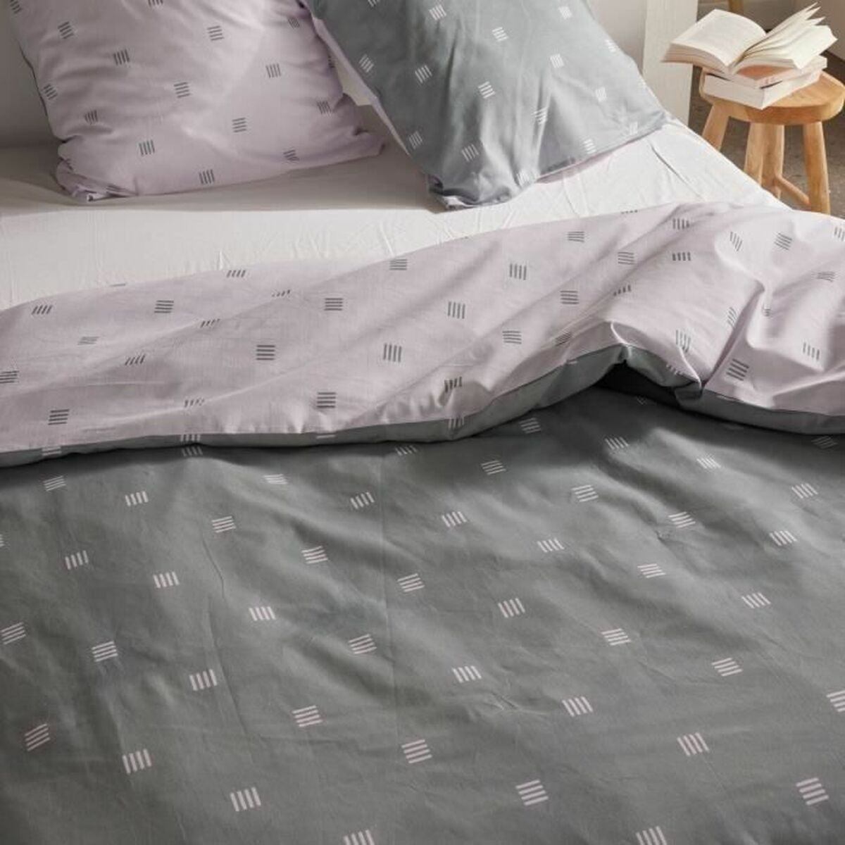 Juego de funda nórdica TODAY Gris Cama de 180/200 2 Piezas