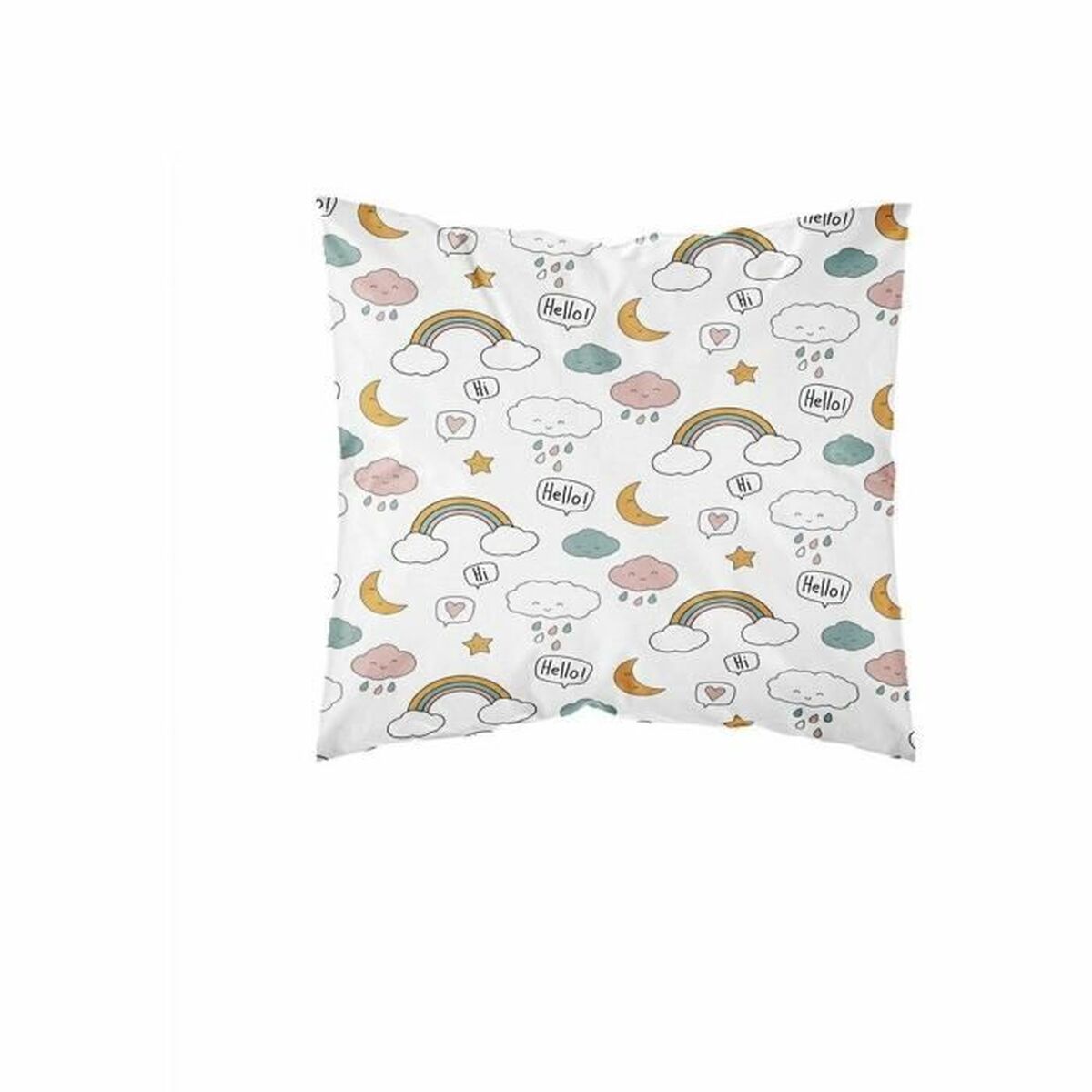 Juego de funda nórdica TODAY Blanco Cama individual 140 x 200 cm Infantil 2 Piezas