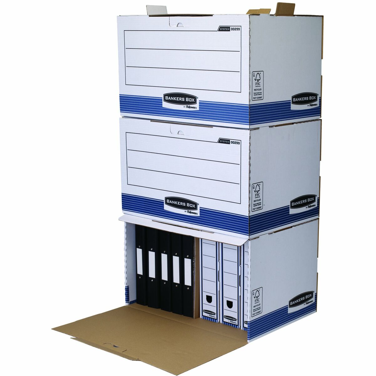 Caja de Archivo Fellowes    Azul Blanco 5 Unidades (33,5 x 55,7 x 38,9 cm)
