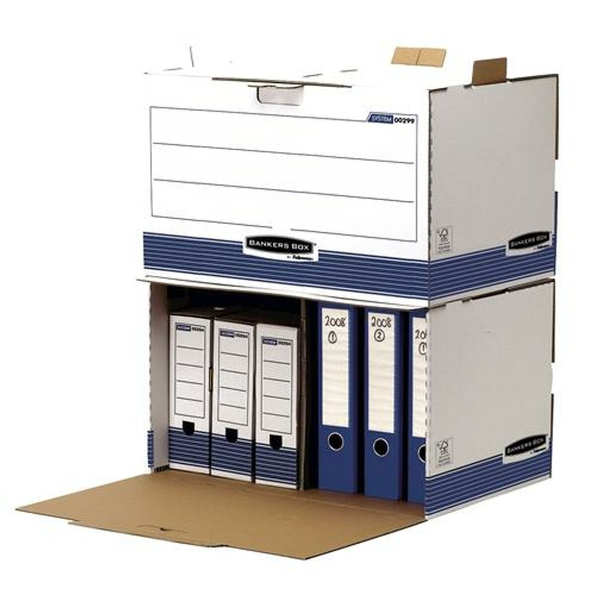 Caja de Archivo Fellowes    Azul Blanco 5 Unidades (33,5 x 55,7 x 38,9 cm)