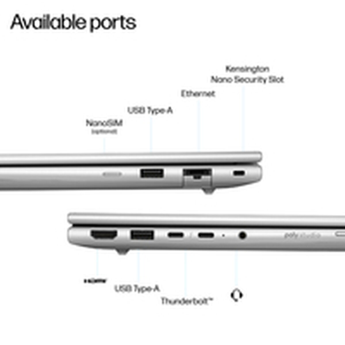 Laptop HP AD3A0ET#ABE 14" intel core ultra 7 16 GB RAM 512 GB SSD