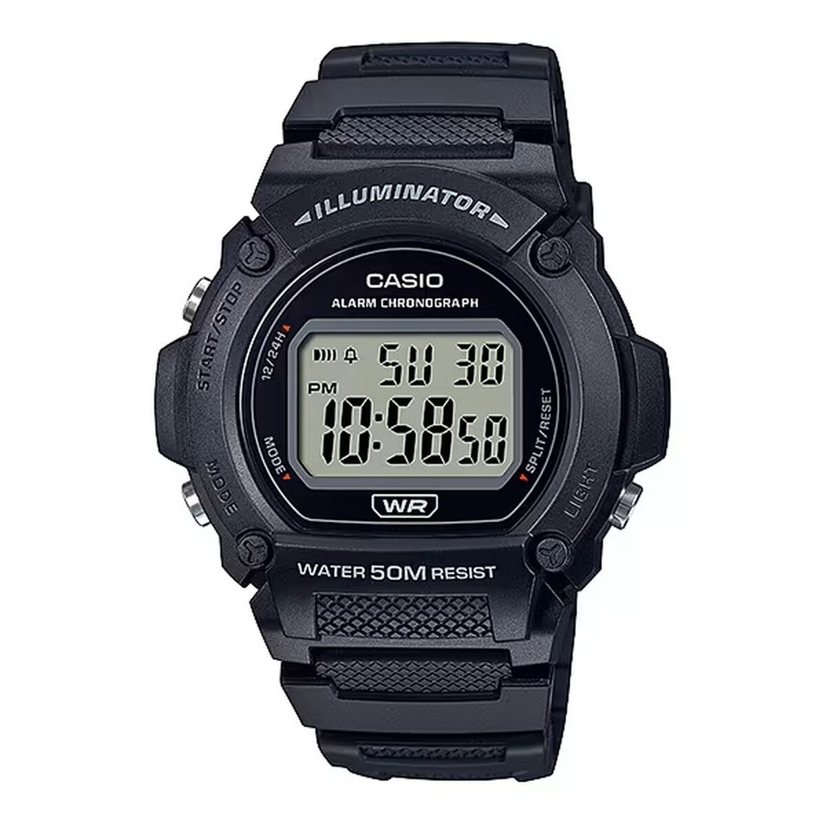 Reloj Hombre Casio W-219H-1AVCF Negro