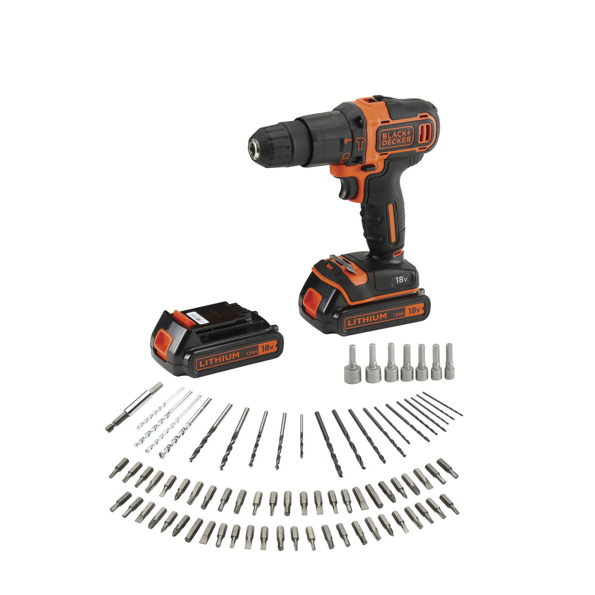 Taladro Percutor Black & Decker 18 V
