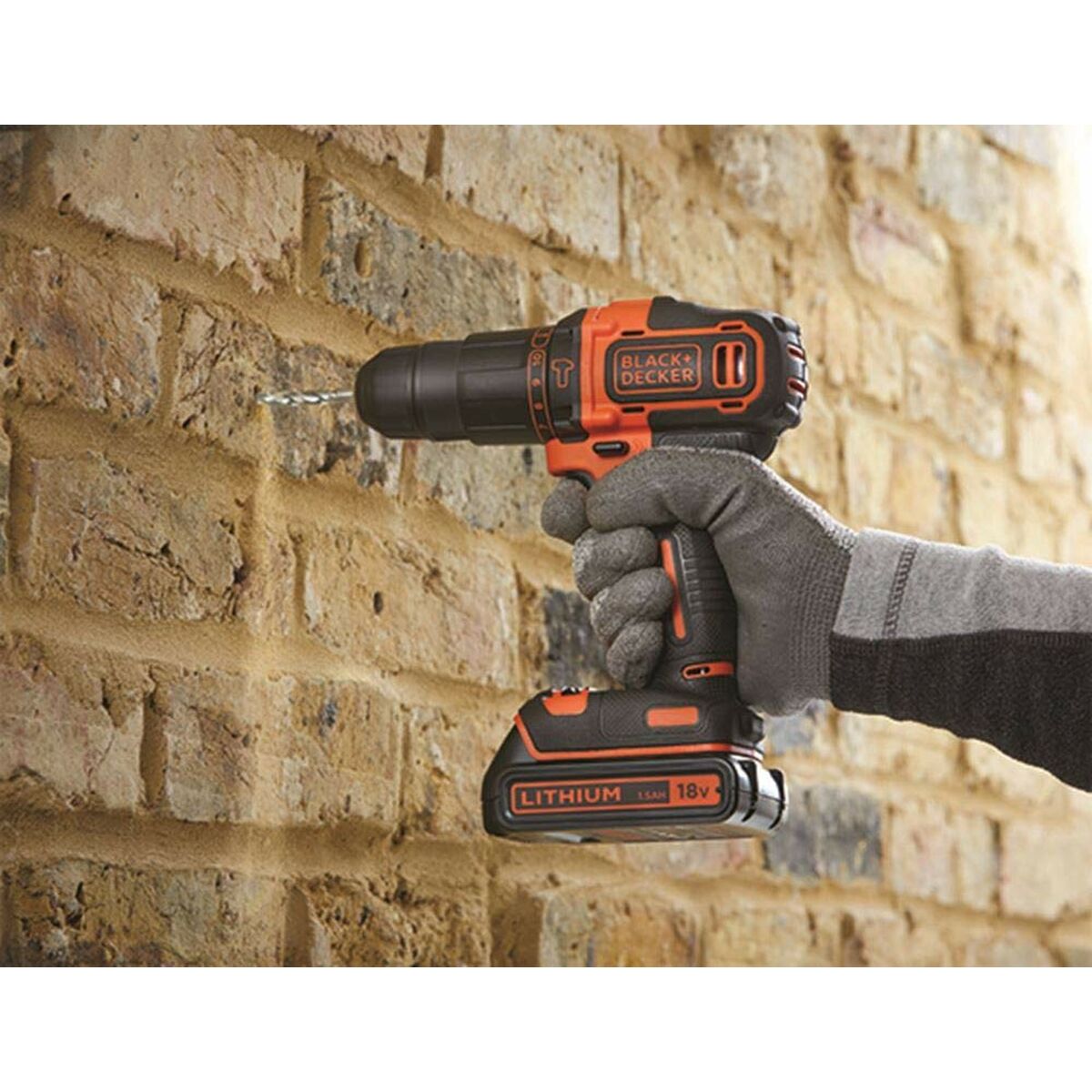 Taladro Percutor Black & Decker 18 V