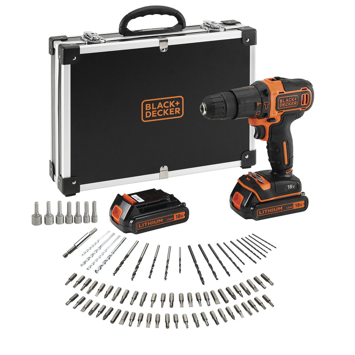 Taladro Percutor Black & Decker 18 V