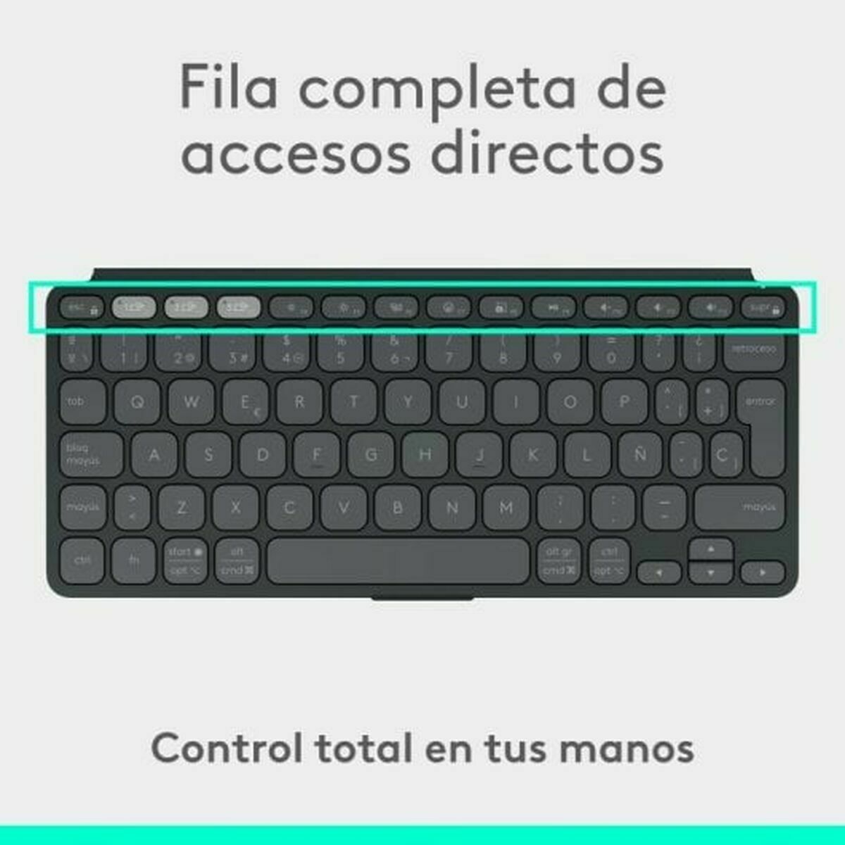 Teclado Logitech 920-012973 Grafito Español QWERTY