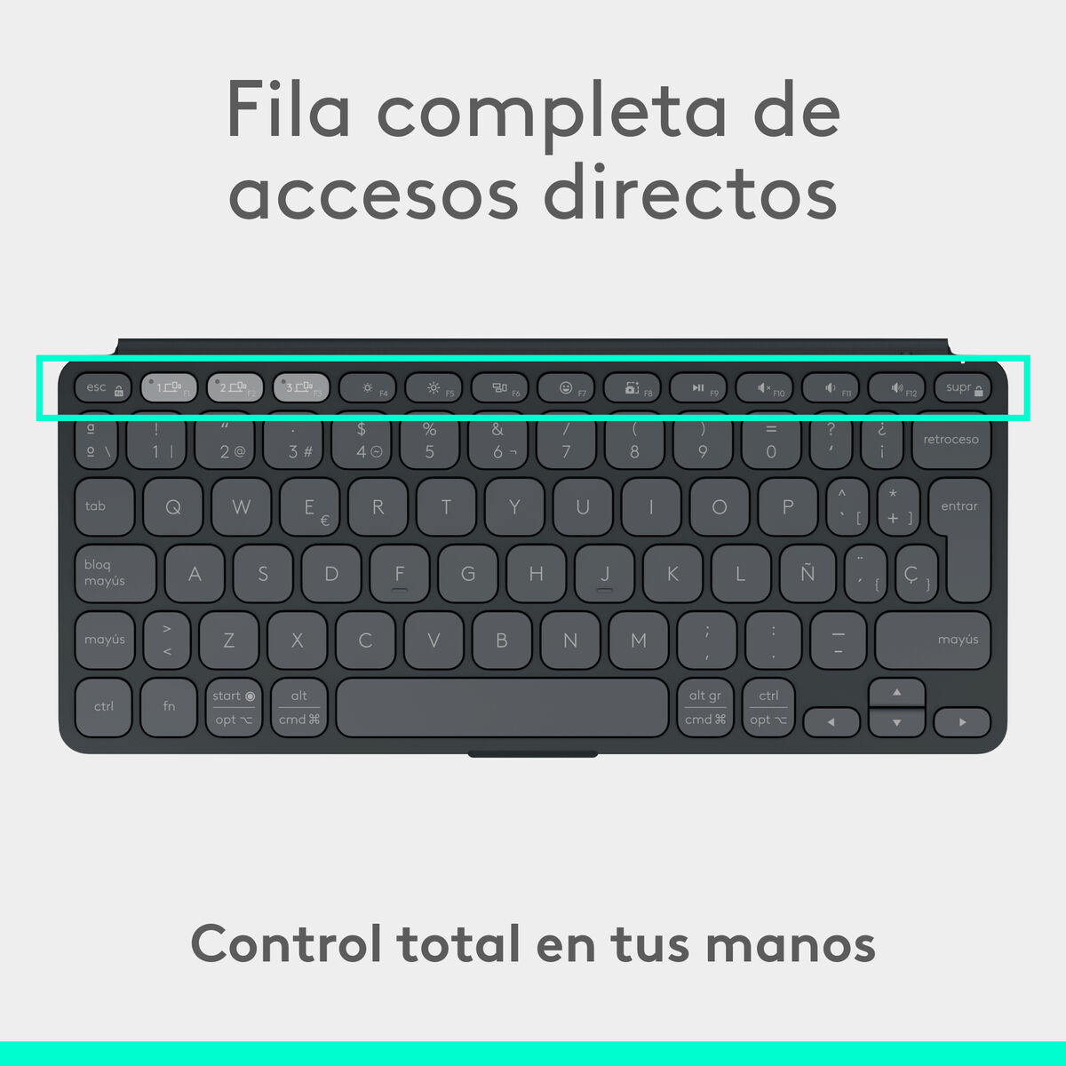 Teclado Logitech 920-012973 Grafito Español QWERTY
