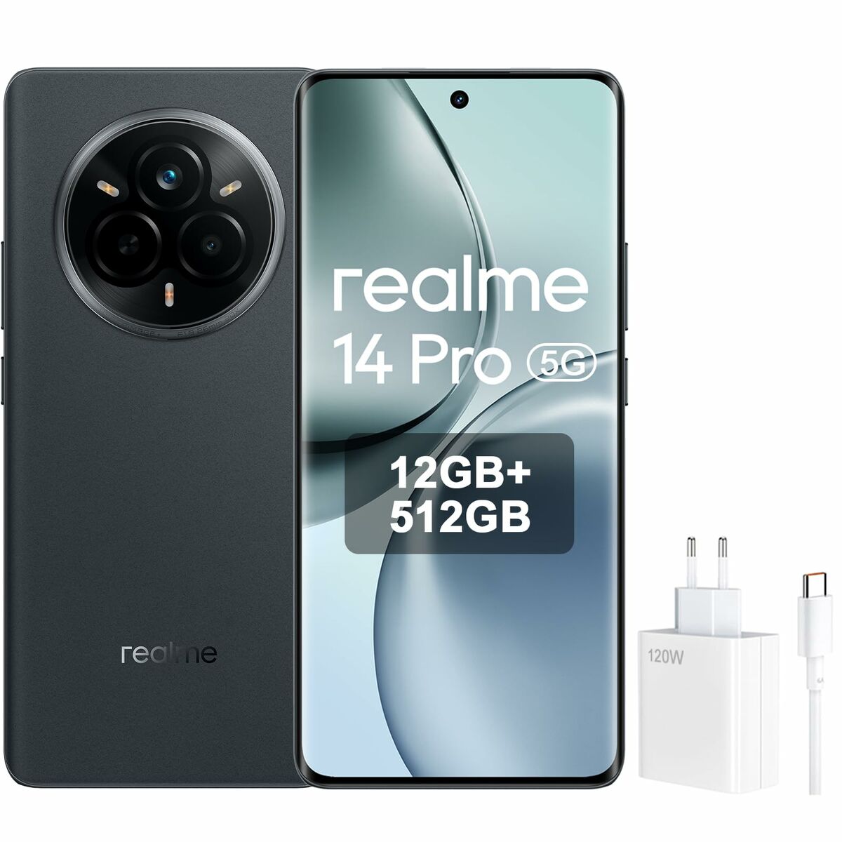 Smartphone Realme RMX5056 6,77" Octa Core 12 GB RAM 512 GB Gris