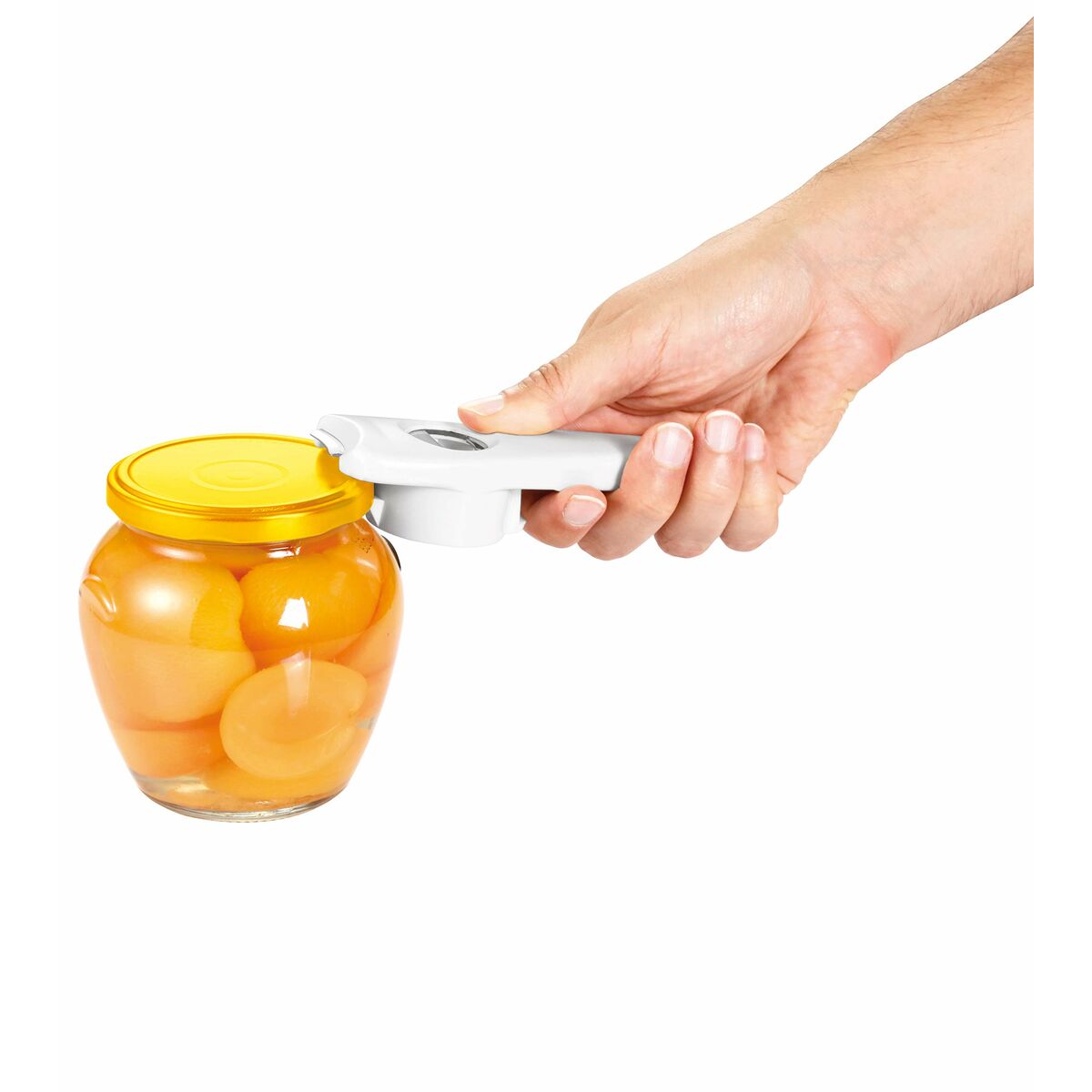 Abridor Multifunción Tescoma Presto Blanco Acero