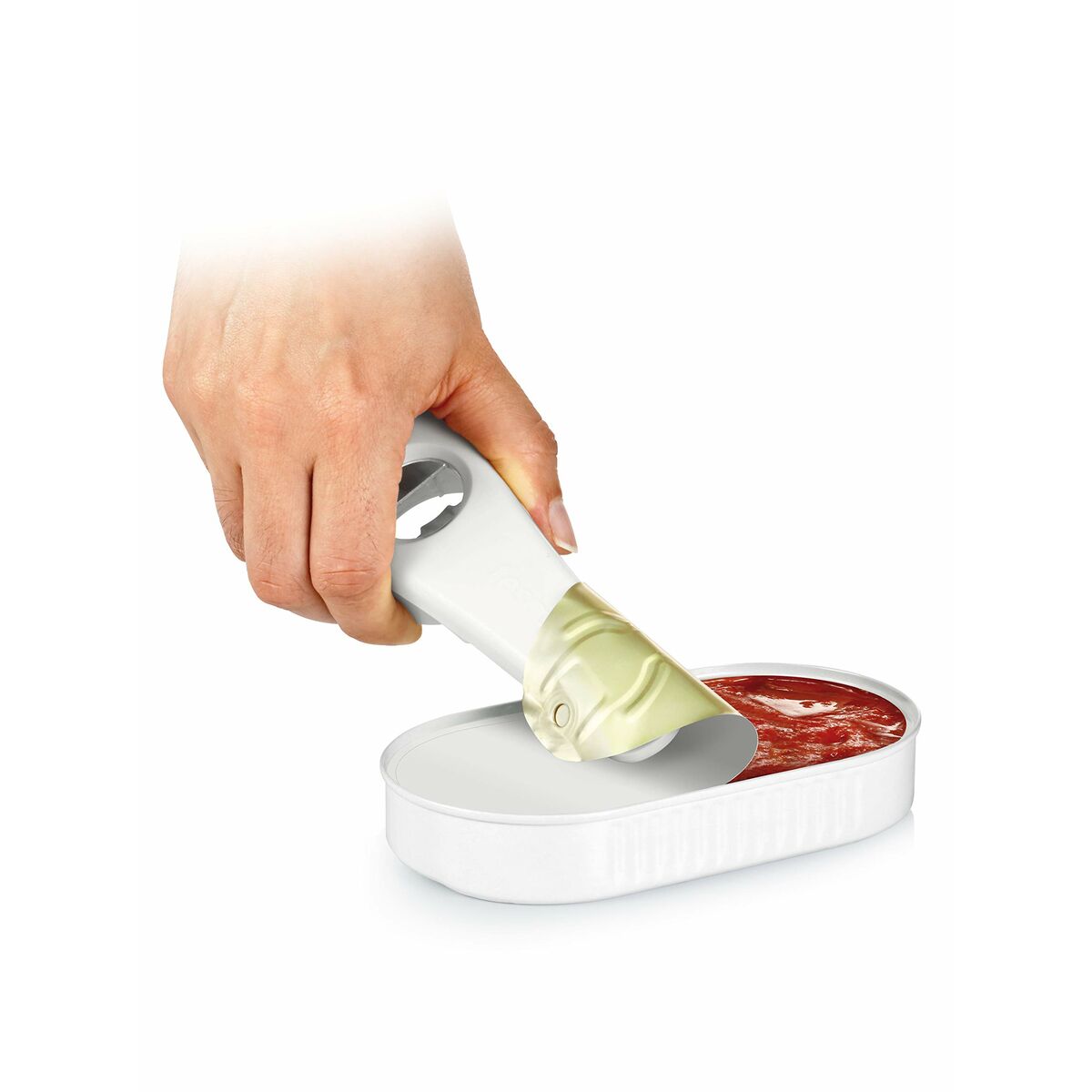 Abridor Multifunción Tescoma Presto Blanco Acero