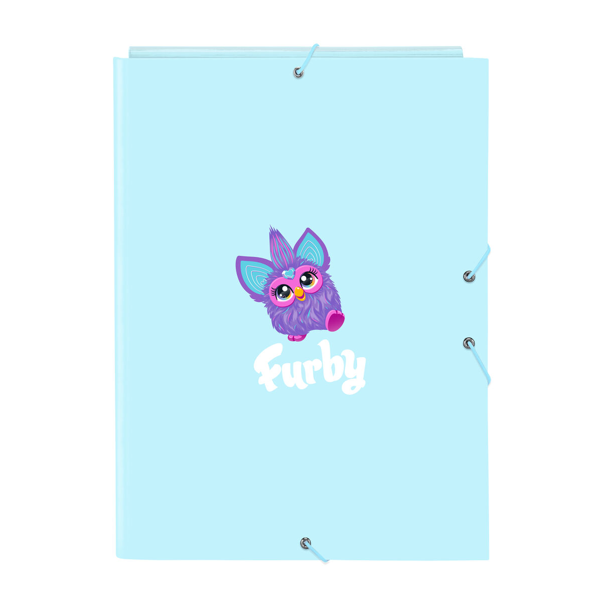 Carpeta Furby Azul cielo A4