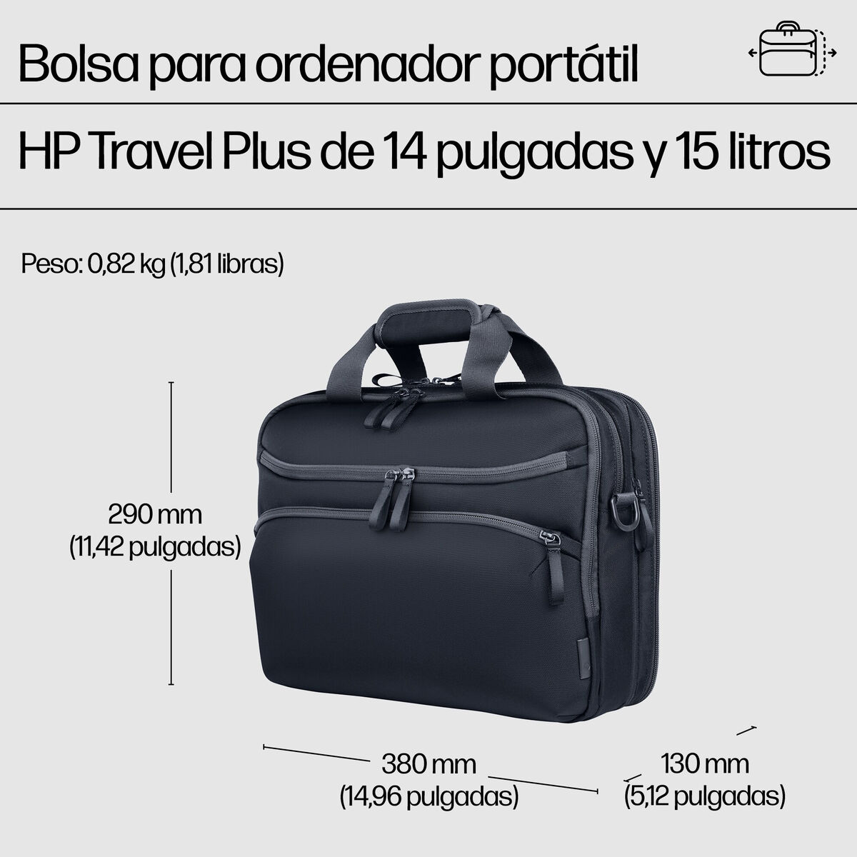 Maletín para Portátil HP A2CE2AA