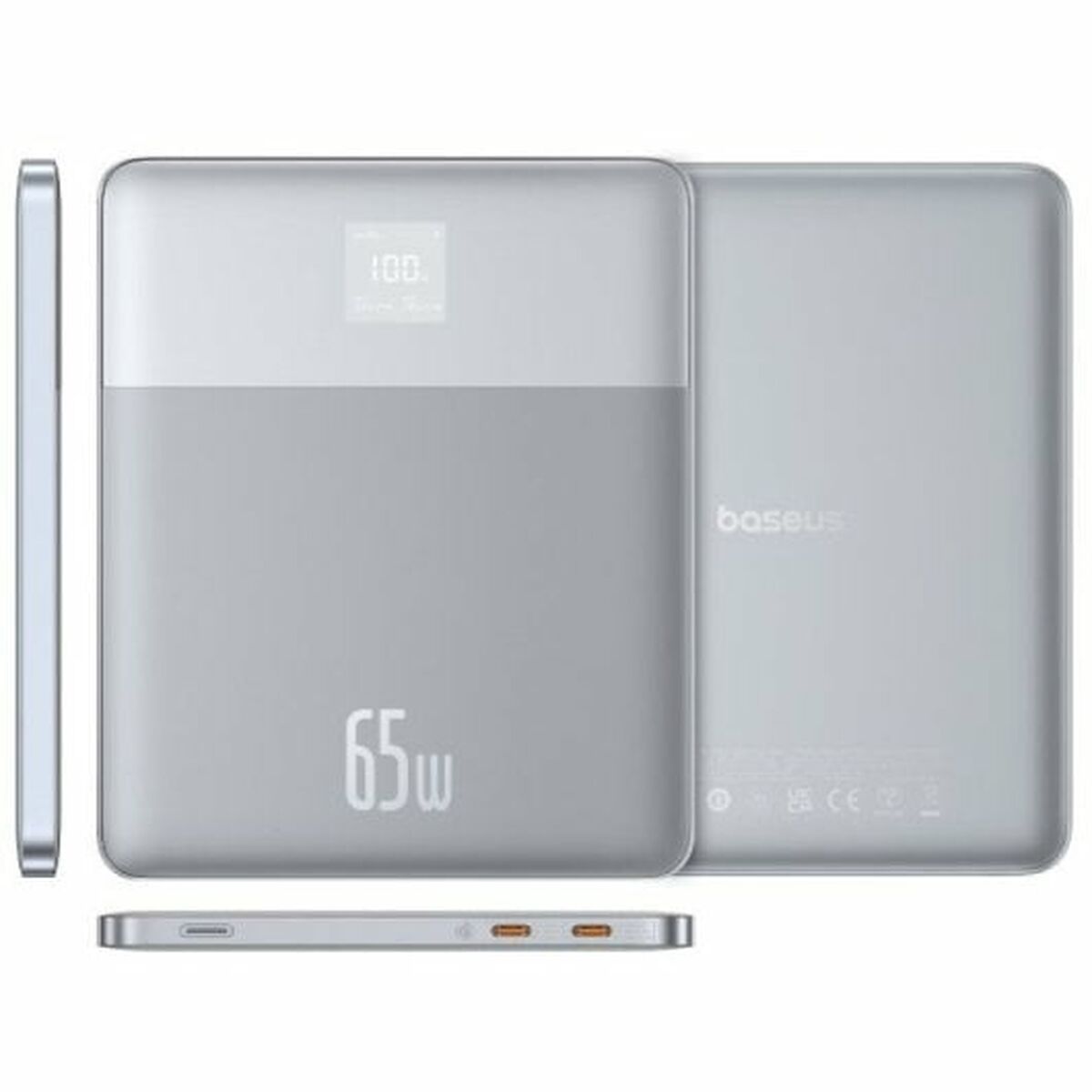 Powerbank Baseus P10063801S13-00 Plateado