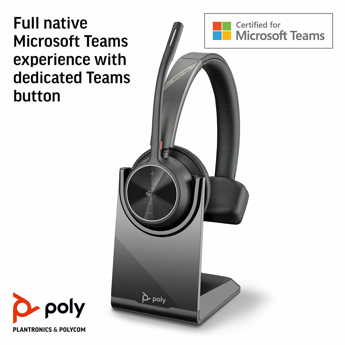 Auriculares Poly 77Y97AA Negro
