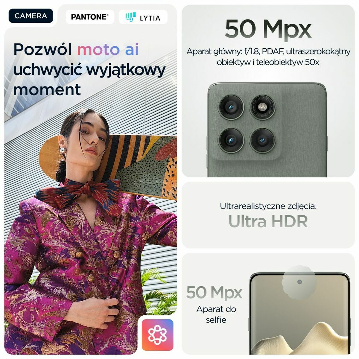 Smartphone Motorola XT2507 6,7" Octa Core 12 GB RAM 512 GB Verde