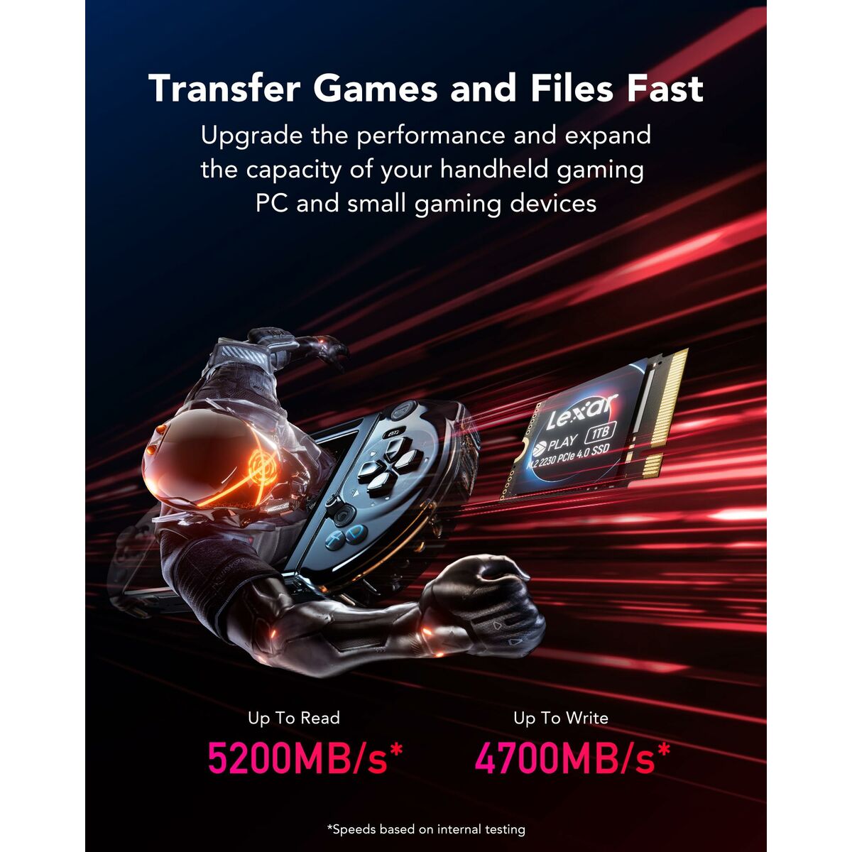 Disco Duro Lexar LNMPLAY001T-RNNNG 1 TB SSD