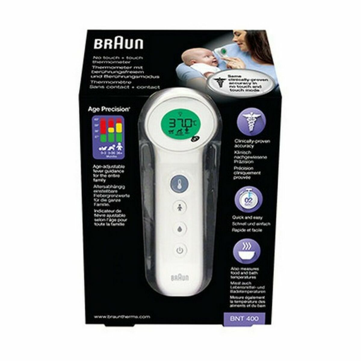 Termómetro Infrarrojo Braun BNT400