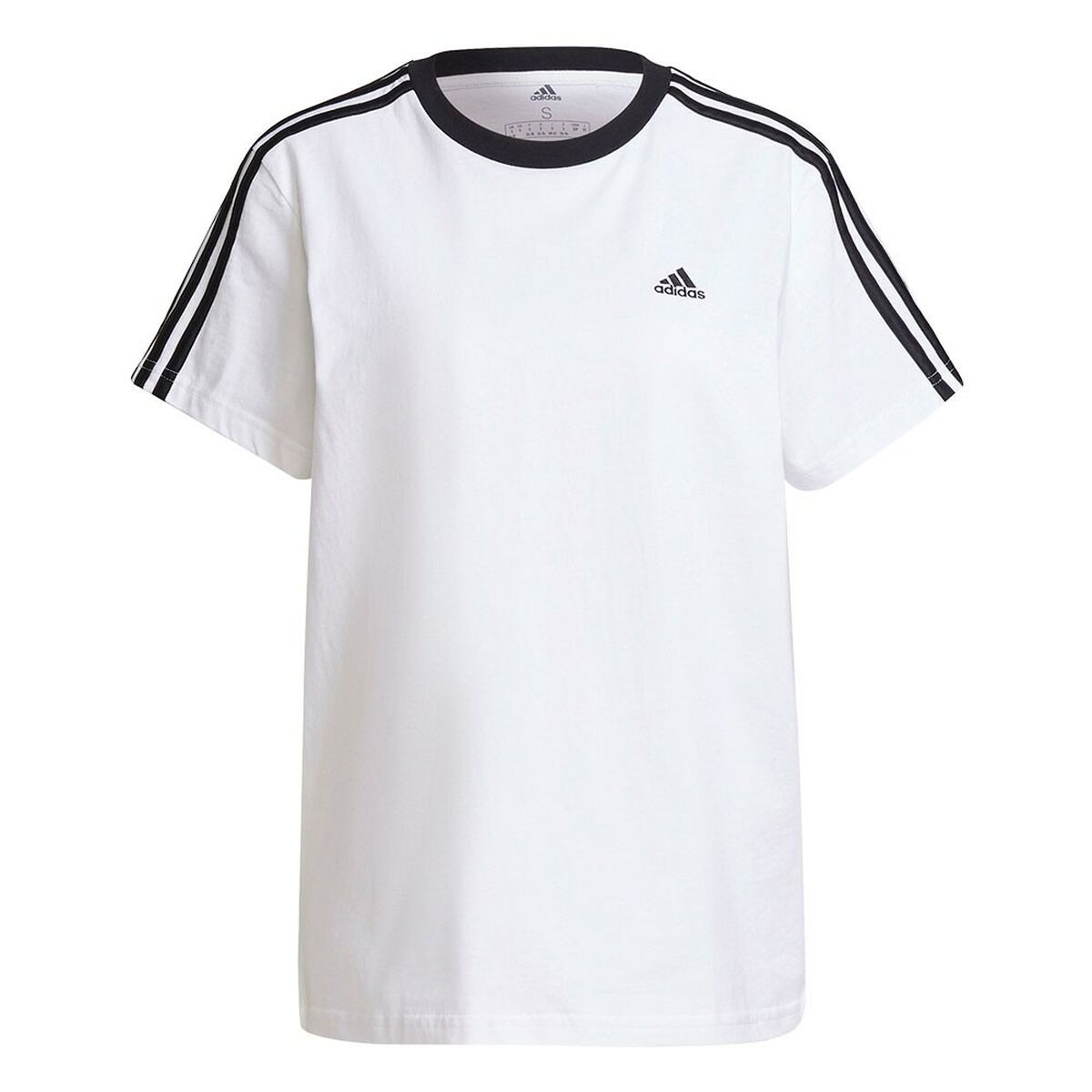 Camiseta de Manga Corta Hombre Adidas Blanco