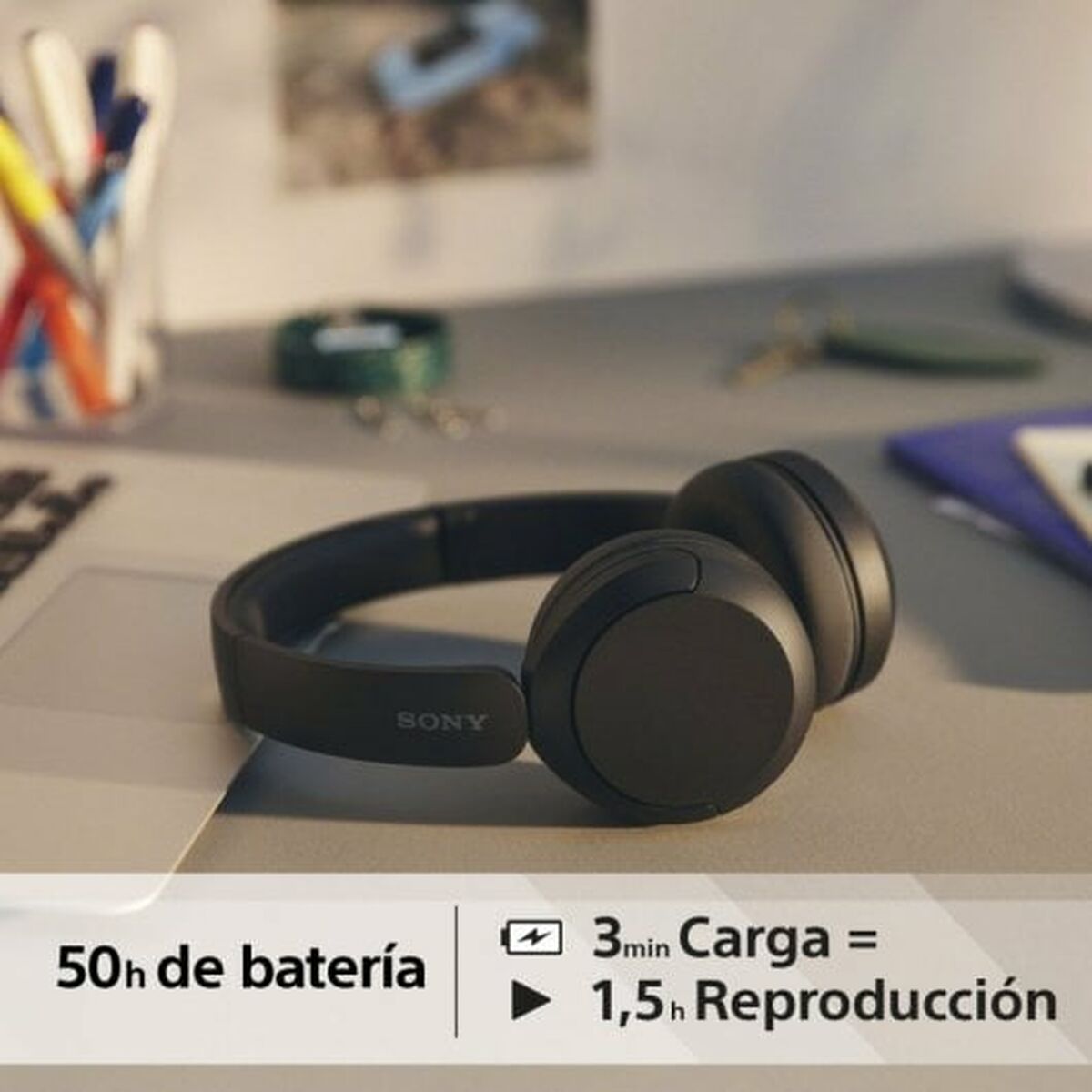 Auriculares Sony WH-CH520 Negro