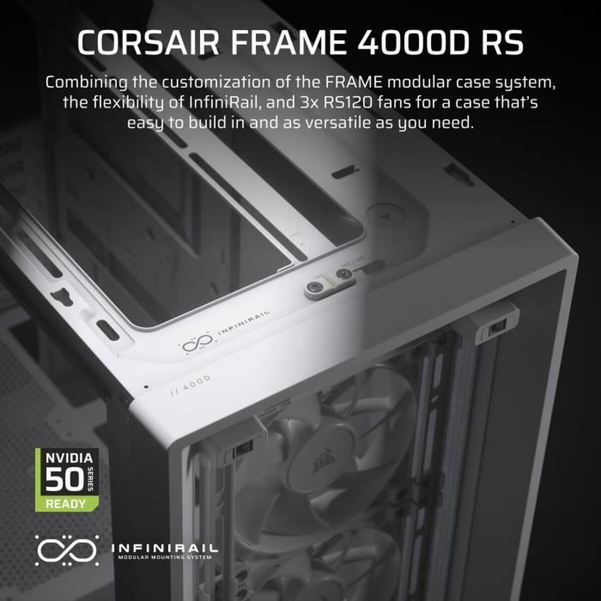 Caja Semitorre ATX Corsair Blanco