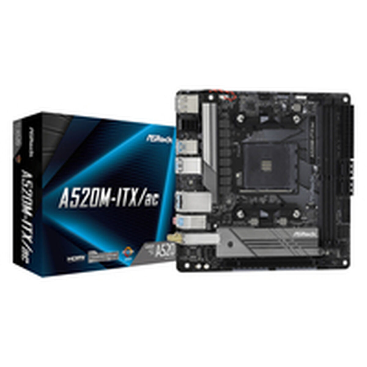 Placa Base ASRock A520M-ITX/AC AMD AM4 AMD