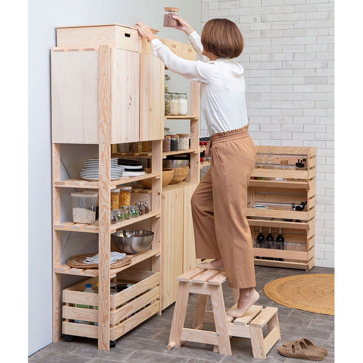 Taburete Step Astigarraga Madera de pino