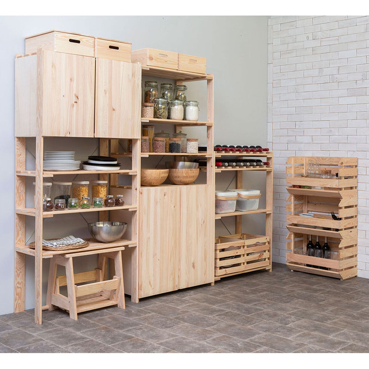 Taburete Step Astigarraga Madera de pino