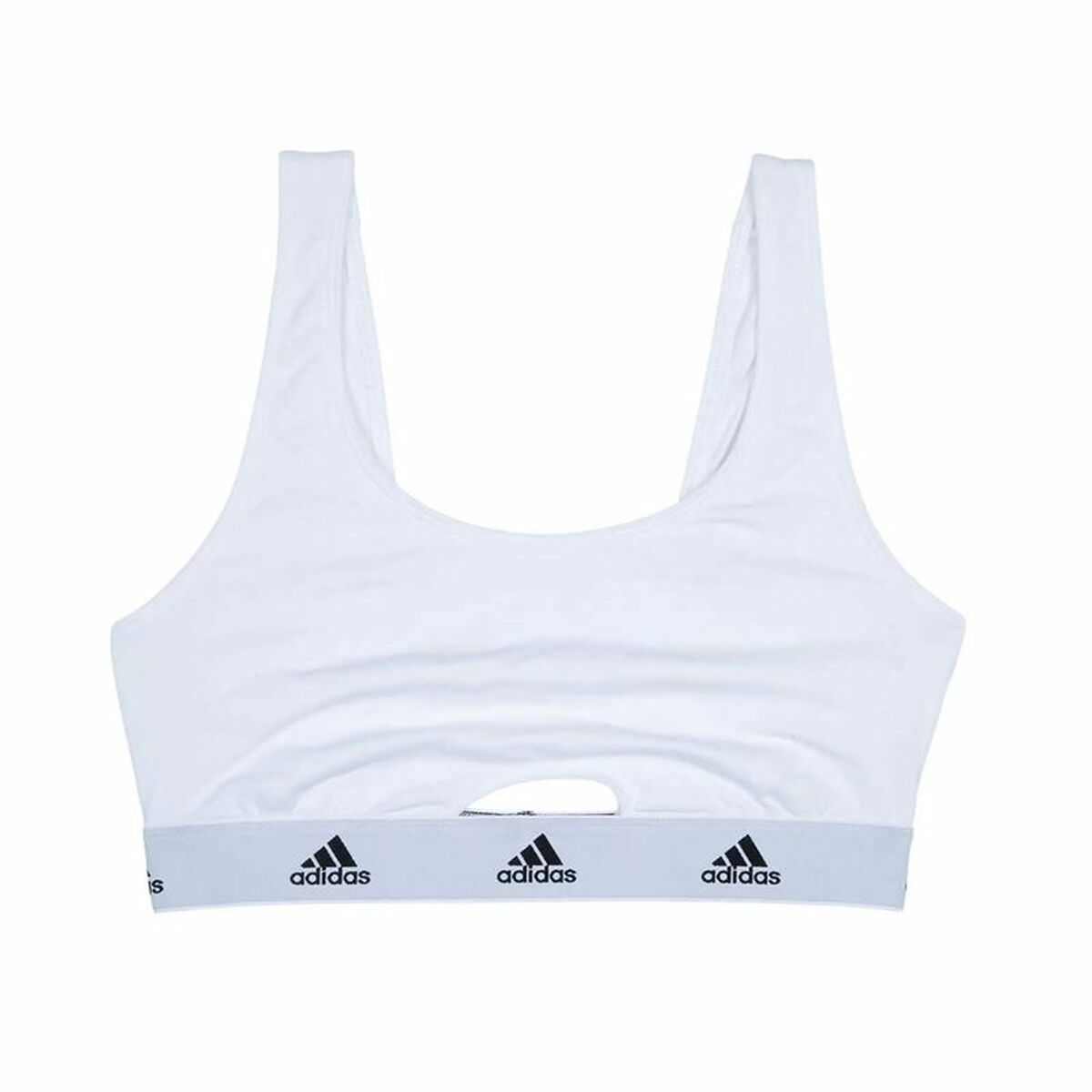 Sujetador Deportivo Adidas Active Comfort Cotton Blanco
