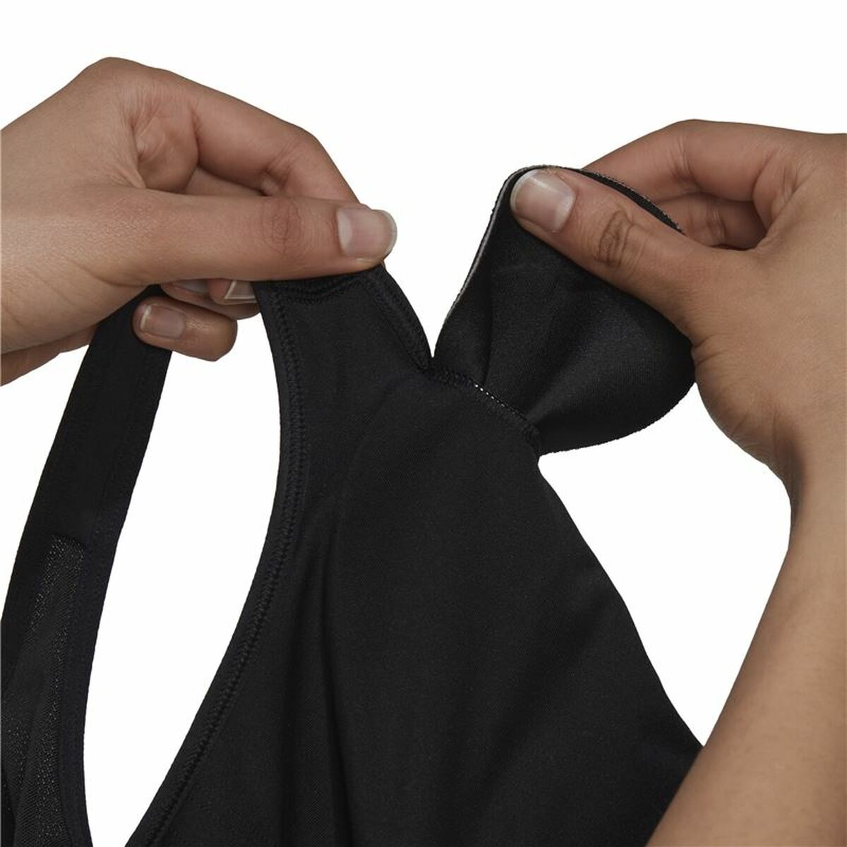 Sujetador Deportivo Adidas Essentials Pwr Ms Negro