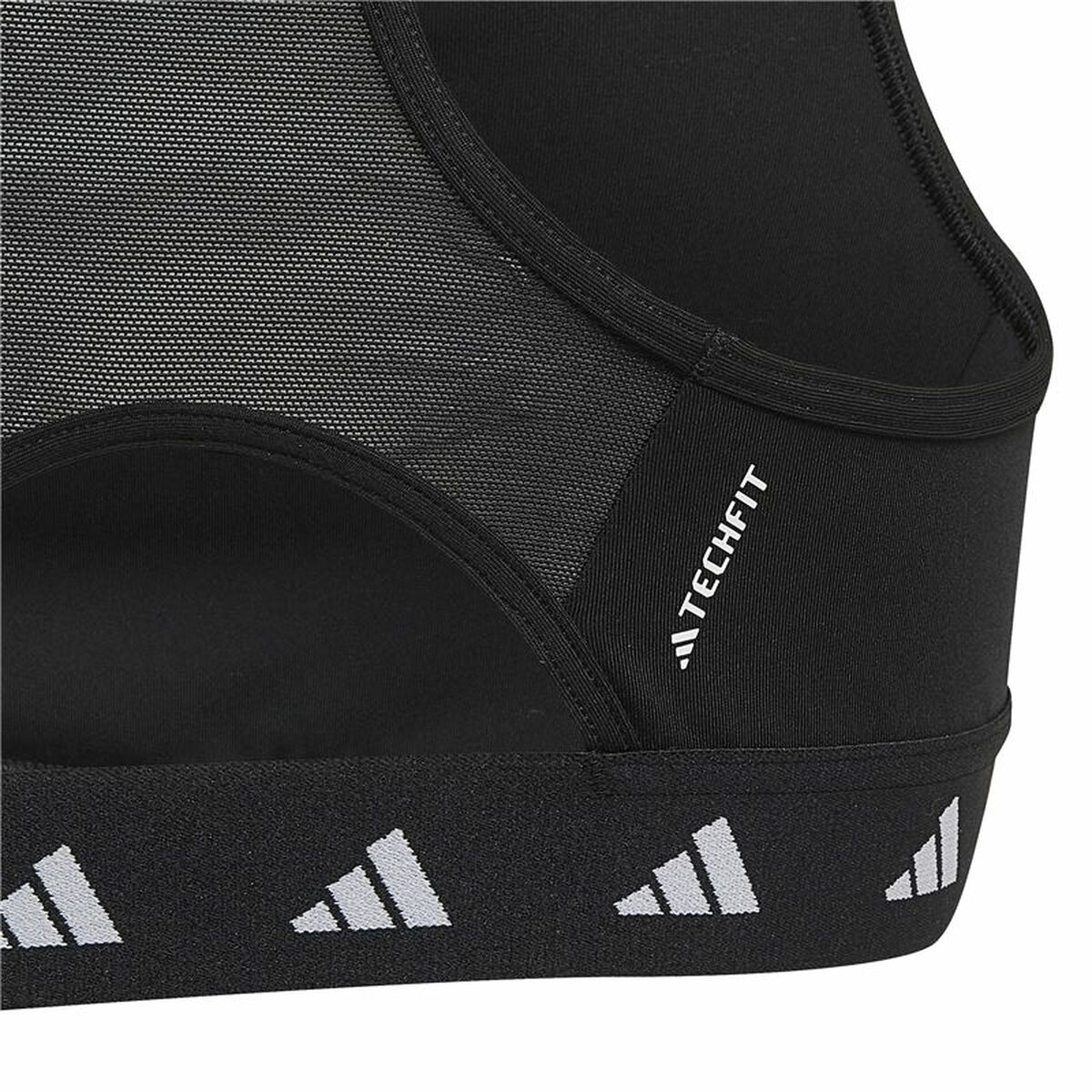 Sujetador Deportivo Adidas TechFit Power Negro