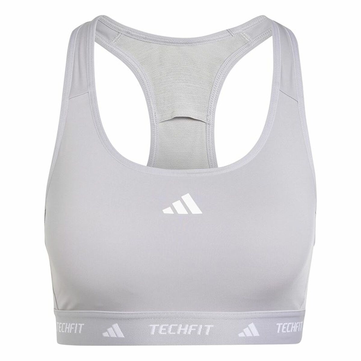 Sujetador Deportivo Adidas Techfit Gris