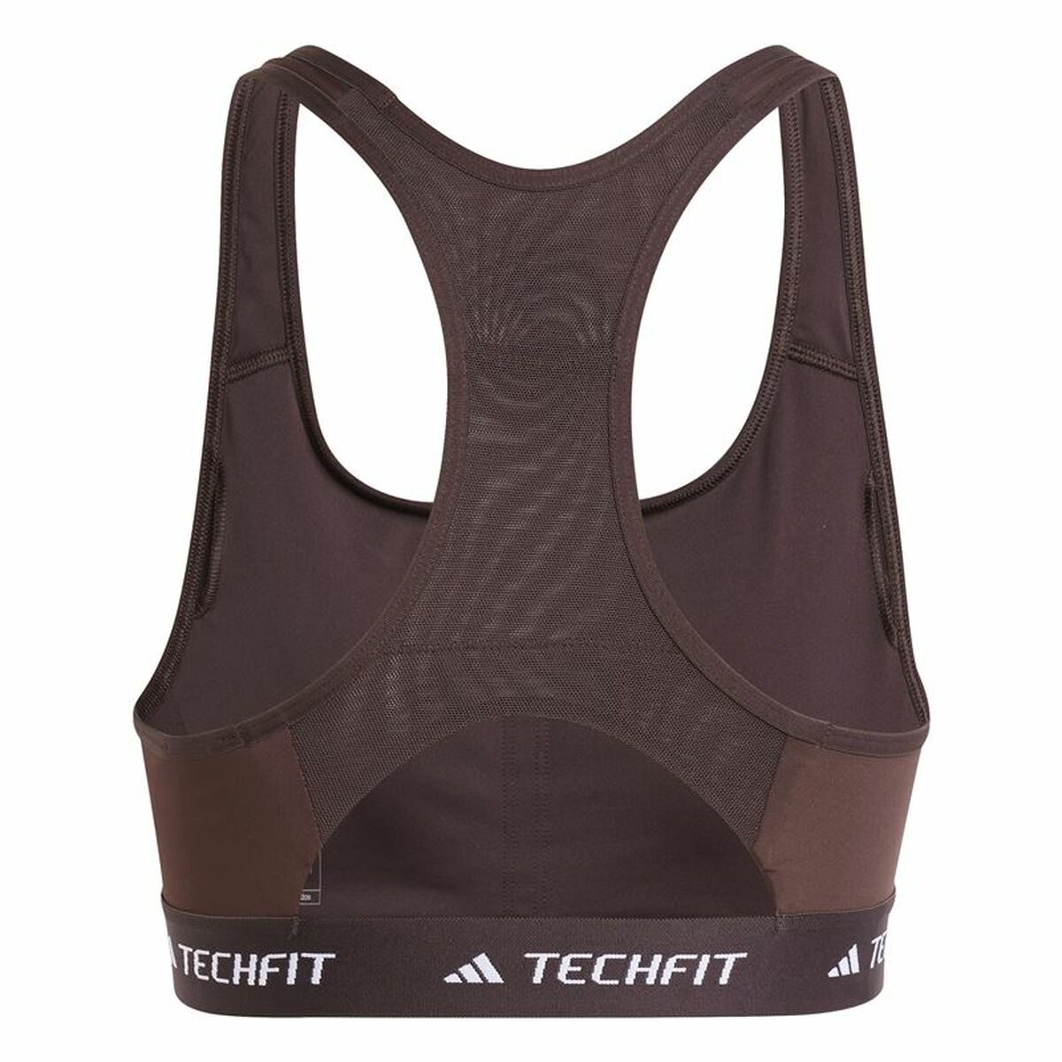 Sujetador Deportivo Adidas Techfit Medium Marrón