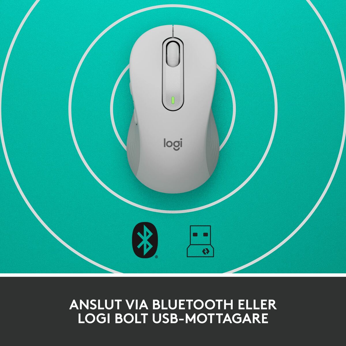 Ratón Inalámbrico Logitech Blanco 4000 dpi
