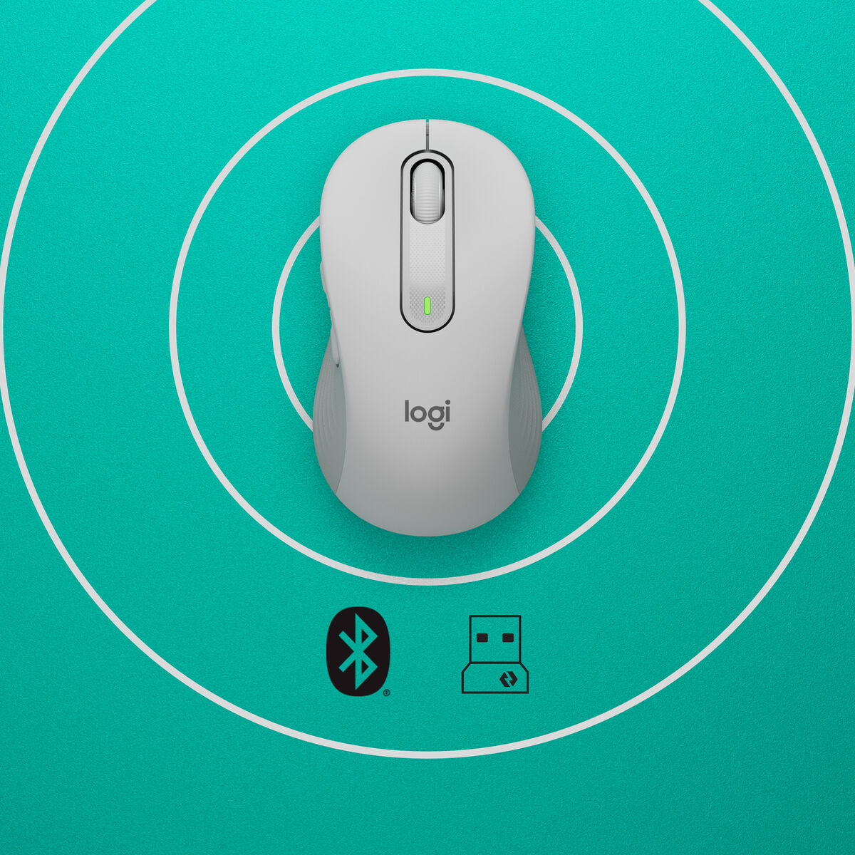 Ratón Inalámbrico Logitech Blanco 4000 dpi