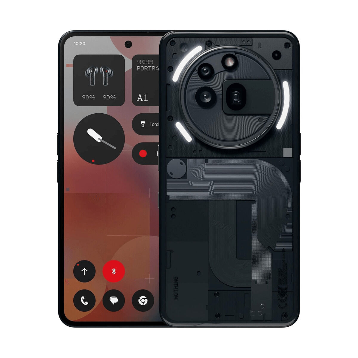 Smartphone Nothing phone A10400166 Octa Core 12 GB RAM 256 GB Negro