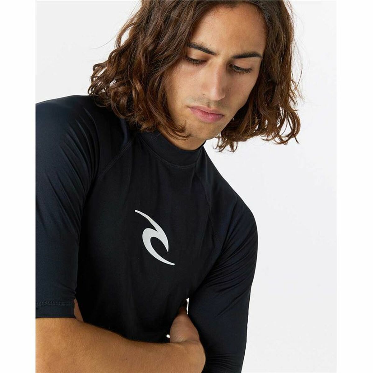 Camiseta de Baño Rip Curl Waves pf Negro Surf