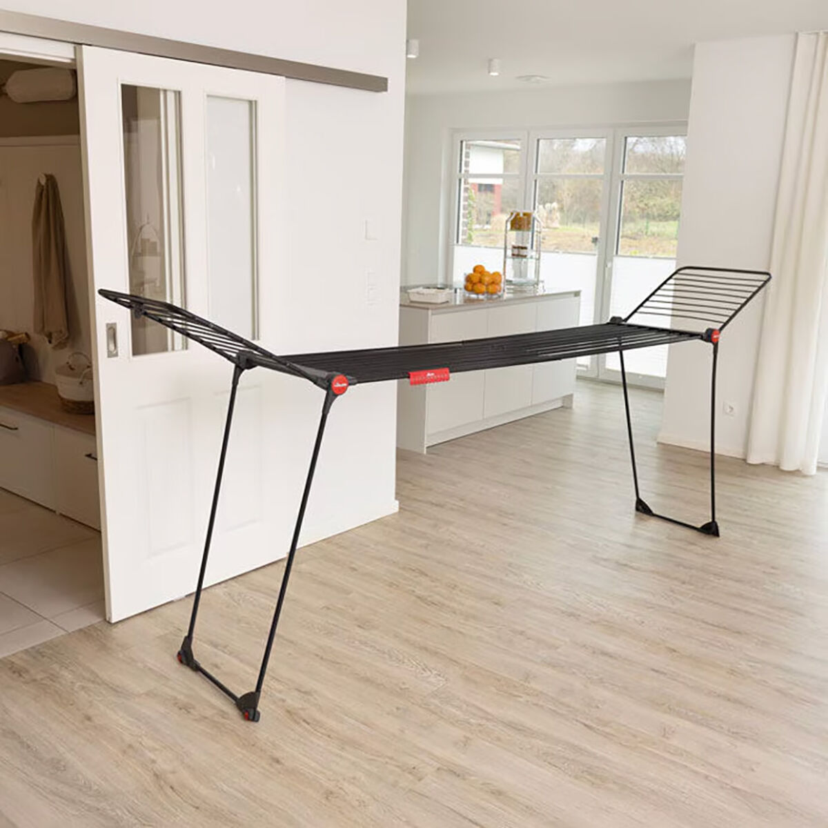 Tendedero Vileda infinity flex ultimate extensible Negro mate 30 m