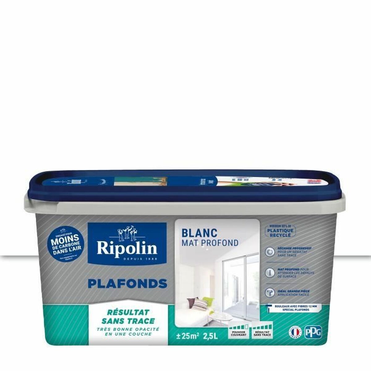 Pintura Ripolin Blanco Mate