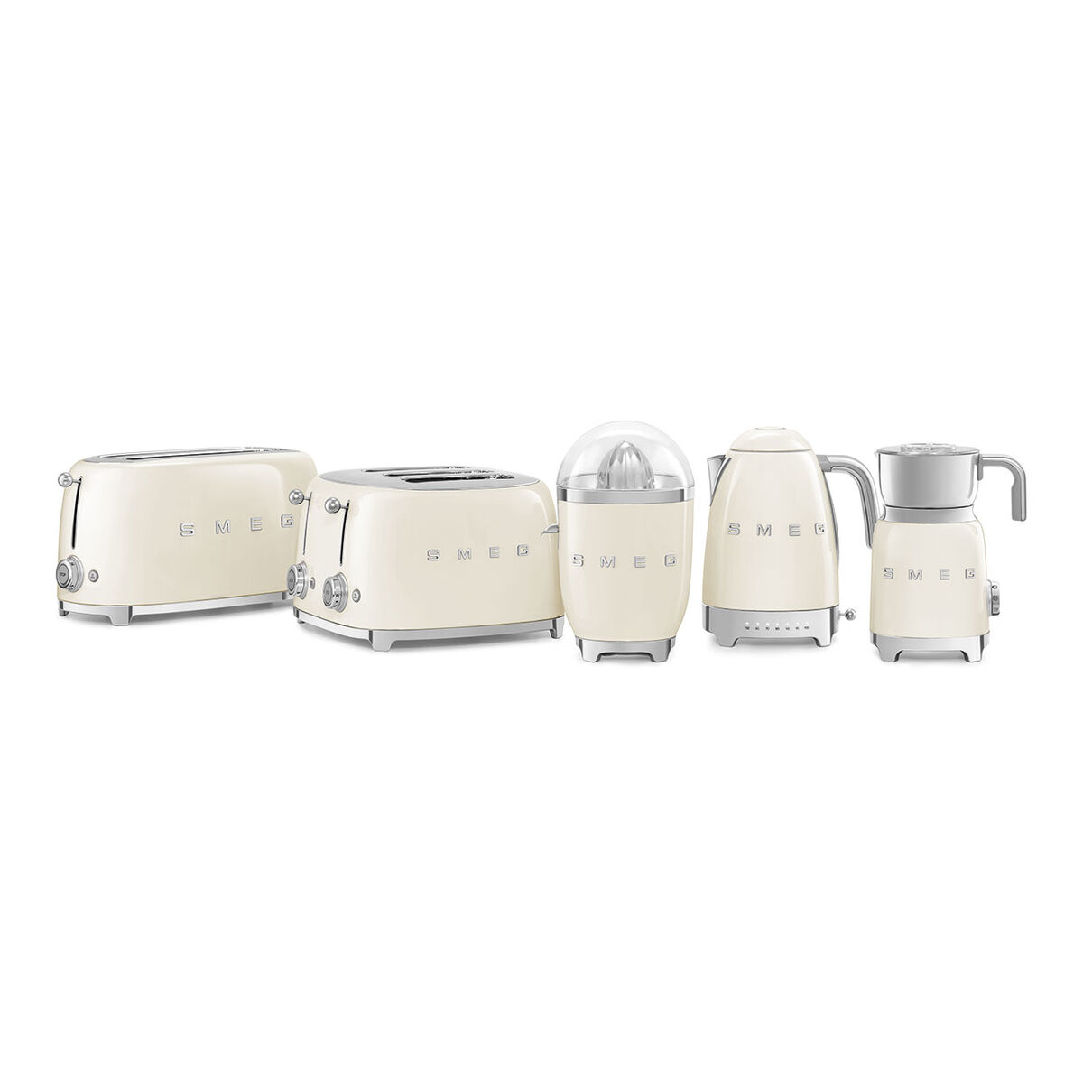 Hervidor Smeg KLF04CREU Crema Plástico 2400 W 1,7 L