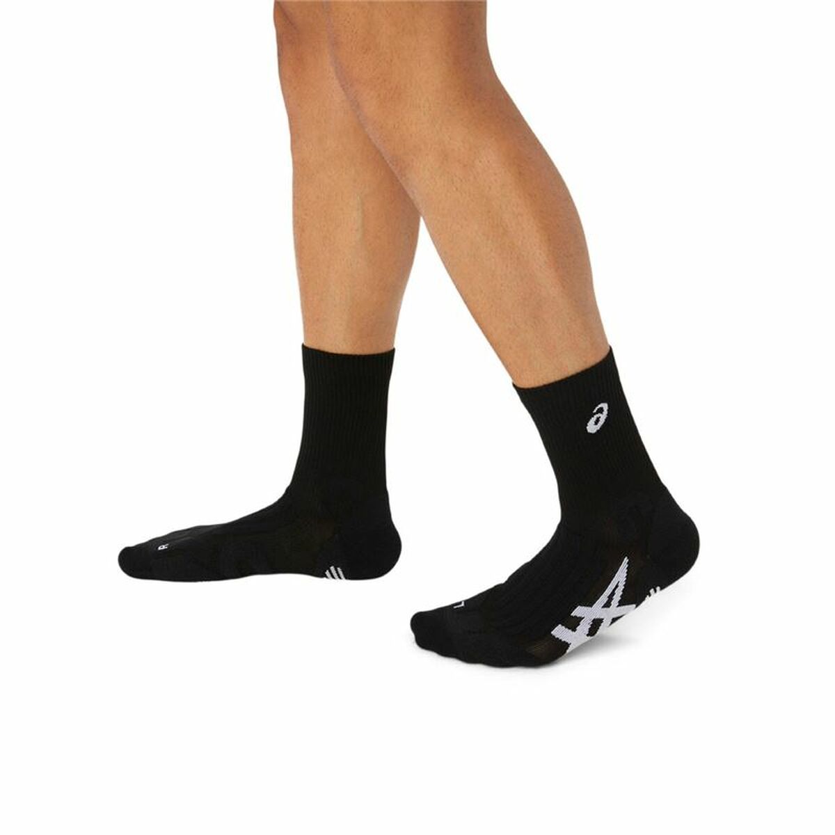 Calcetines Deportivos Asics Court+ Tenis Negro