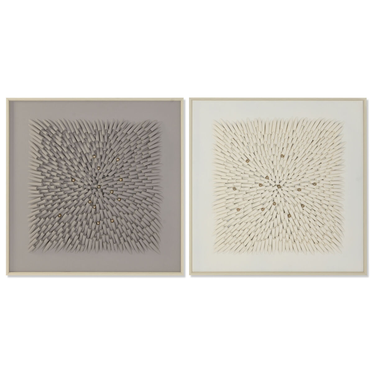 Lienzo Home ESPRIT Poliestireno Lienzo 100 x 3,5 x 100 cm