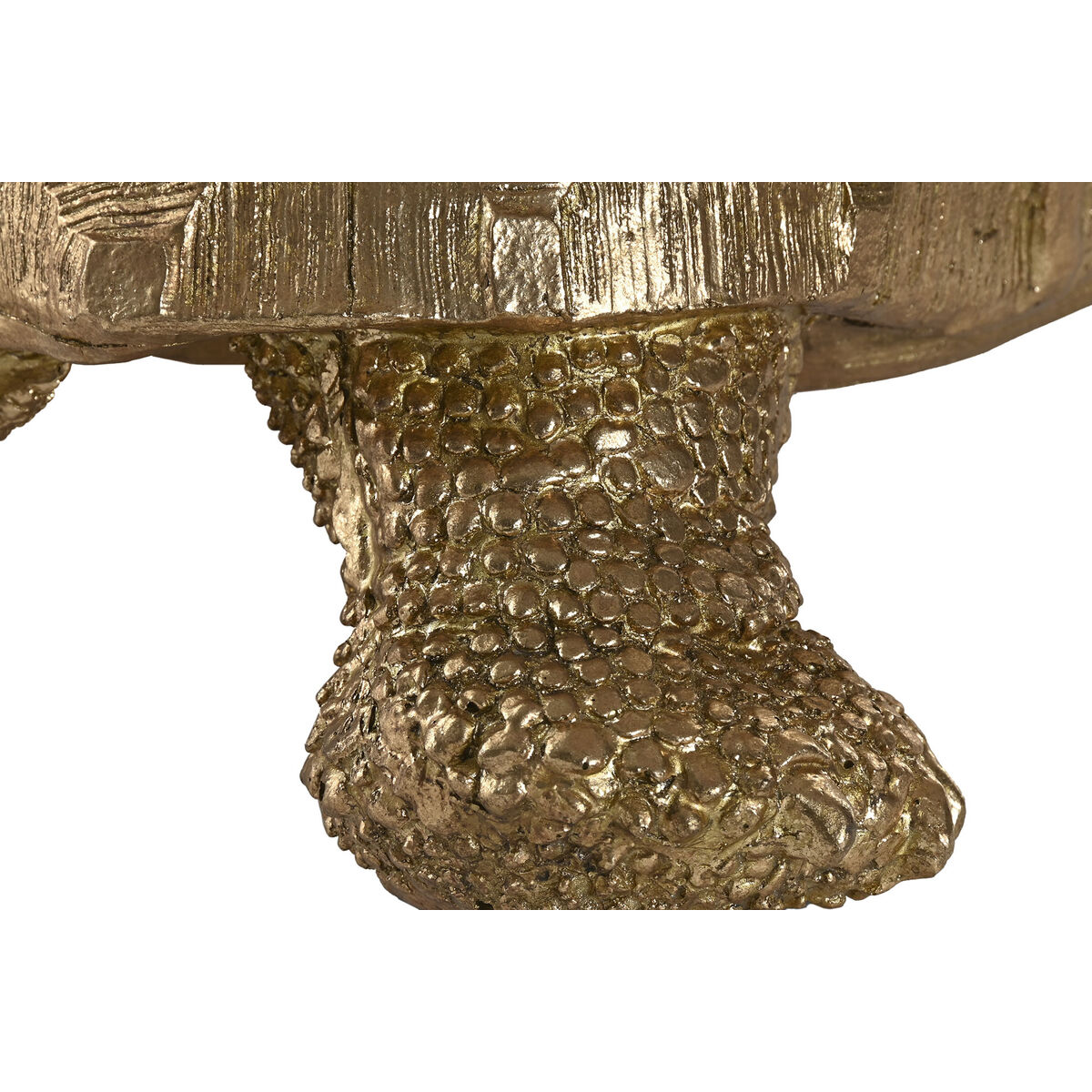 Figura Decorativa Home ESPRIT Dorado Tortuga 58 x 41 x 32 cm