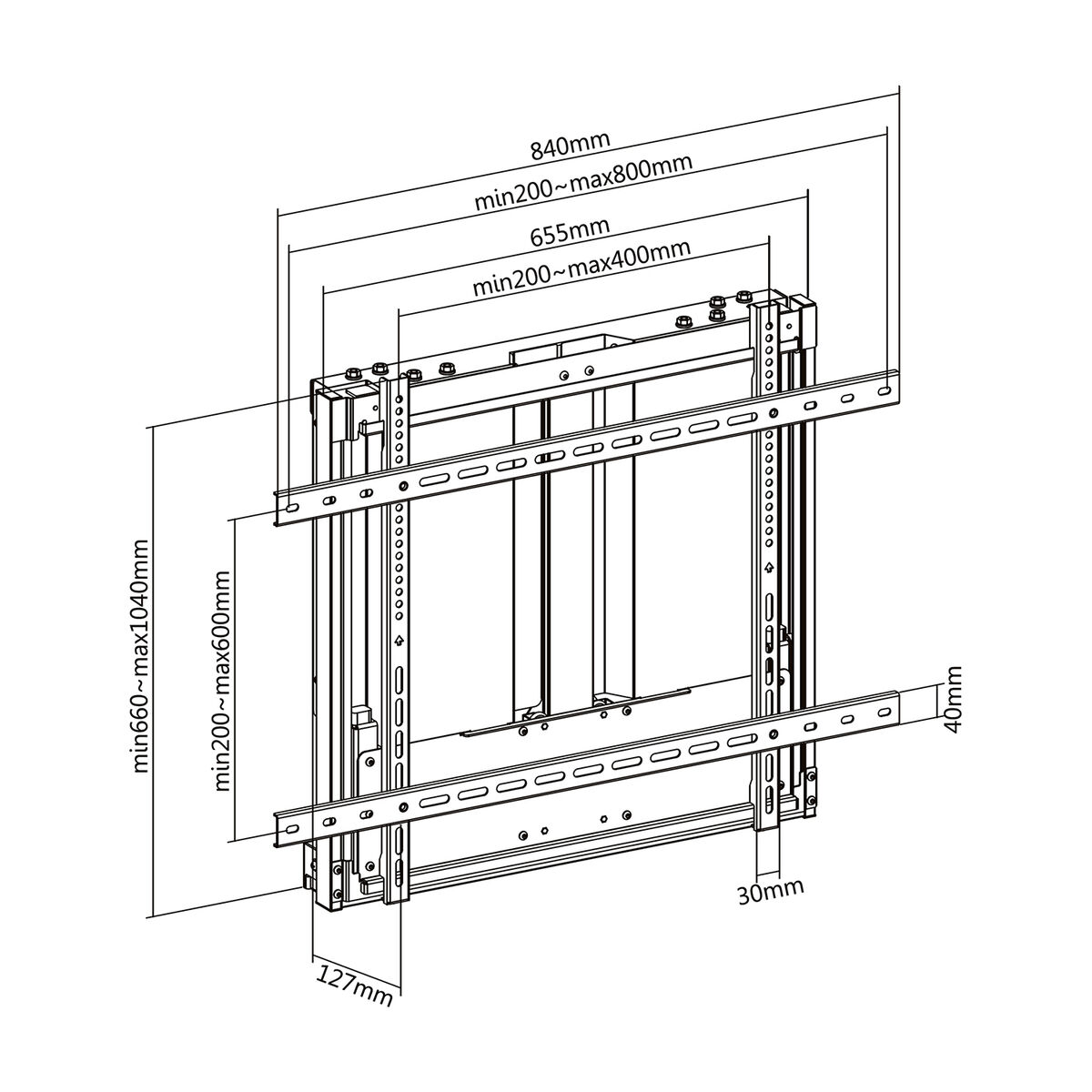 Soporte TV Aisens WT100HA-353 70" 100"