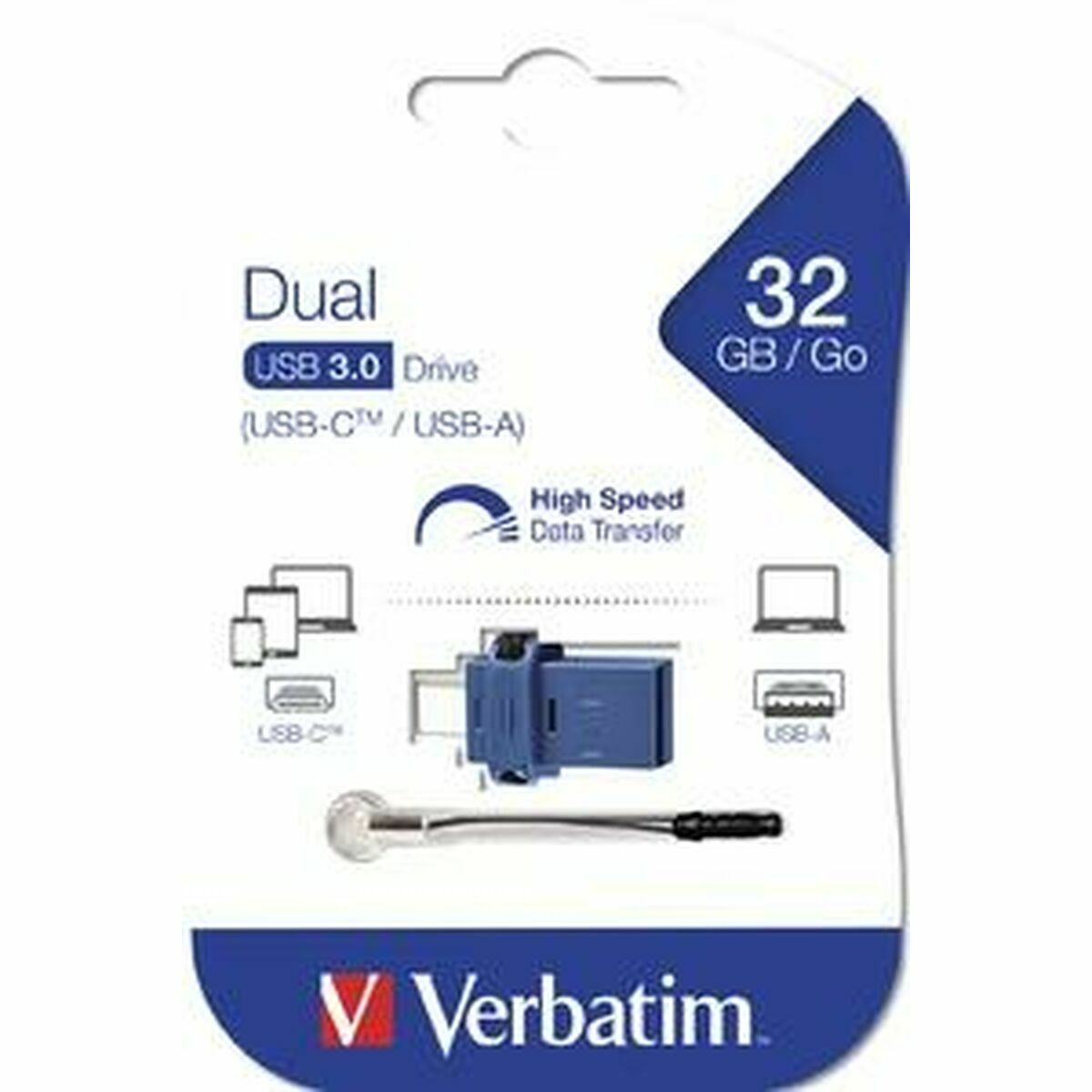 Memoria USB Verbatim 49966 Azul 32 GB
