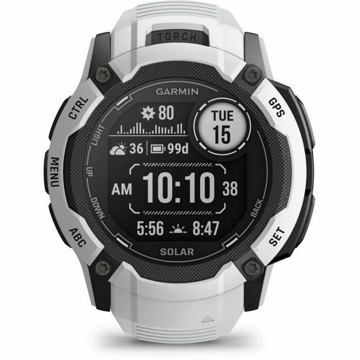 Smartwatch GARMIN 010-02805-04 Blanco Gris
