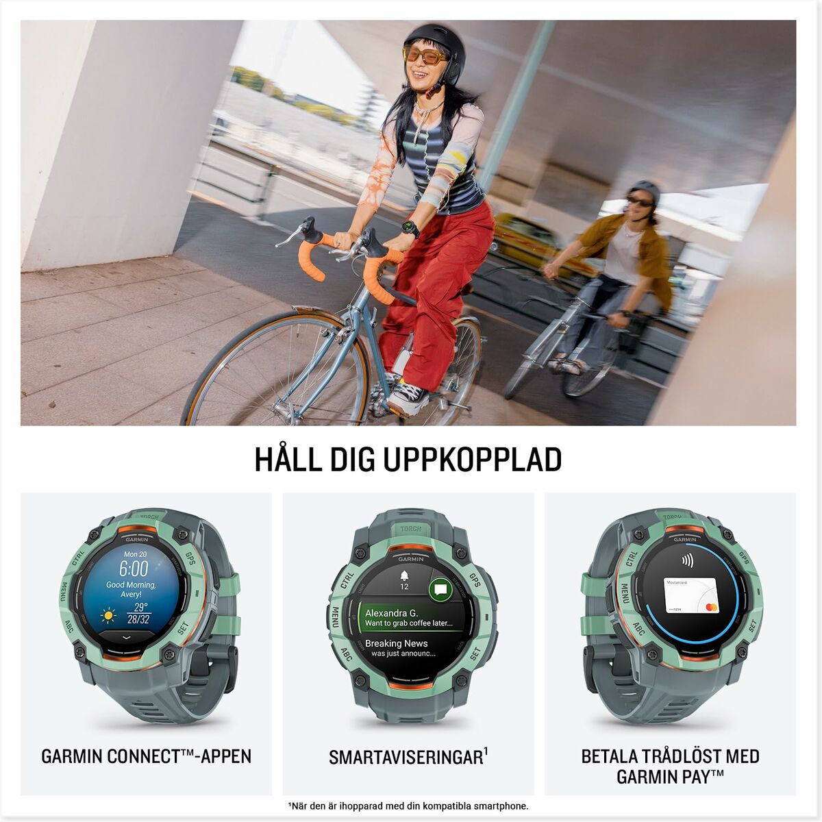 Reloj Hombre GARMIN 010-03020-01 Negro Verde