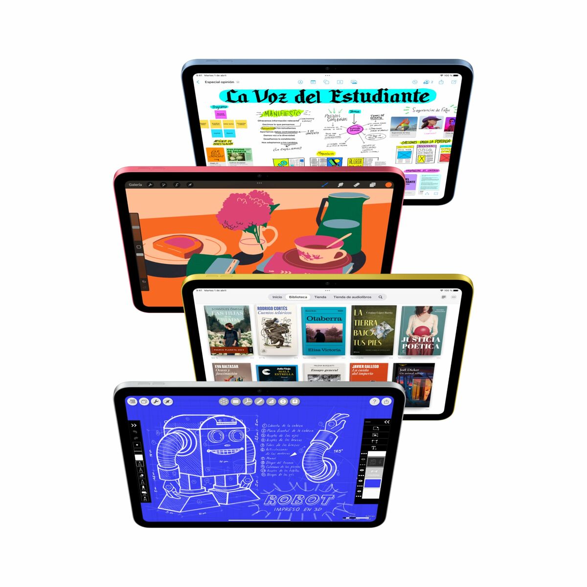 Tablet Apple MD7J4TY/A 11" 128 GB Rosa M4