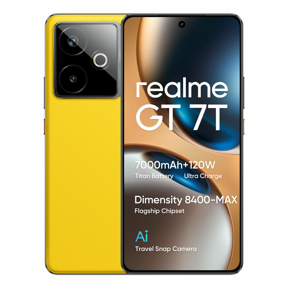 Smartphone Realme 631002003750 6,8" Octa Core 12 GB RAM 256 GB Amarillo