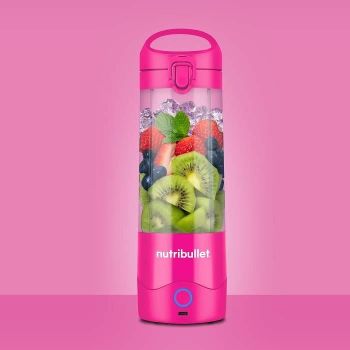 Batidora de Vaso Nutribullet Rosa 475 ml